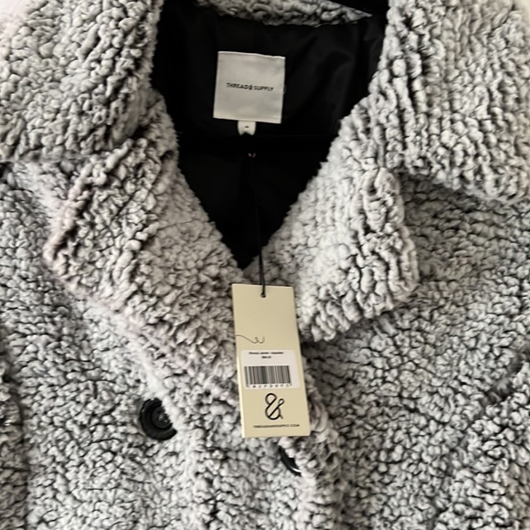 Womens Sherpa double breasted jacket new with tags - Picture 5 of 7